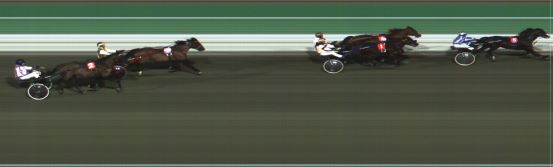 Målfoto for løp 3 på bane HA den 04.03.2023