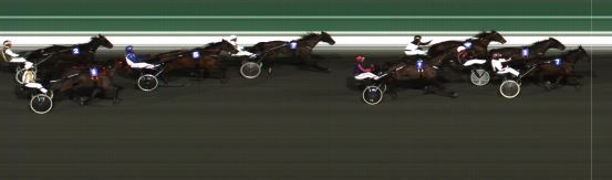 Målfoto for løp 2 på bane HA den 18.03.2023