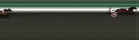 Målfoto for løp 3 på bane HA den 18.03.2023