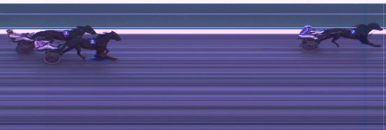 Målfoto for løp 2 på bane HA den 22.04.2023