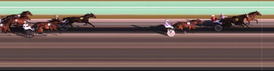 Målfoto for løp 1 på bane HA den 15.07.2023