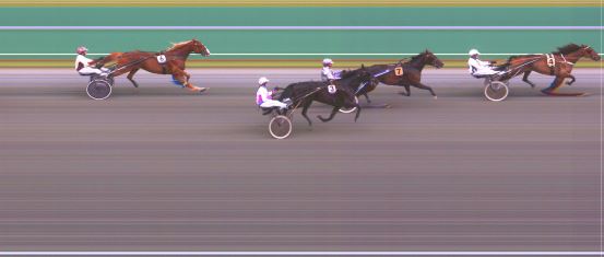 Målfoto for løp 7 på bane HA den 12.08.2023