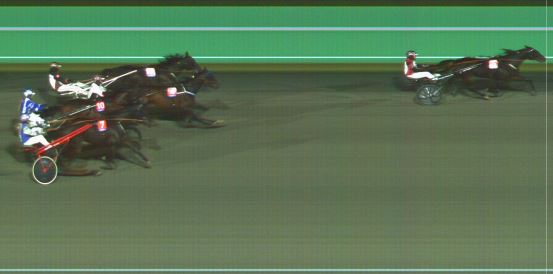 Målfoto for løp 3 på bane HA den 21.10.2023