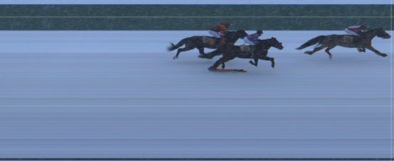 Målfoto for løp 1 på bane HA den 17.02.2024