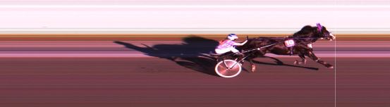 Målfoto for løp 1 på bane HA den 13.07.2024