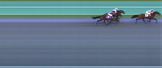 Målfoto for løp 2 på bane HA den 08.09.2024