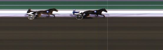 Målfoto for løp 2 på bane HA den 14.12.2024