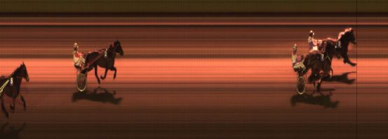 Målfoto for løp 2 på bane JA den 10.01.2014