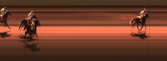 Målfoto for løp 8 på bane JA den 10.01.2014