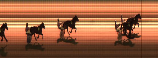 Målfoto for løp 9 på bane JA den 18.01.2014