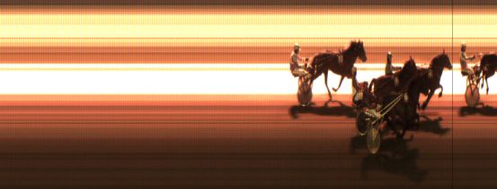 Målfoto for løp 8 på bane JA den 24.01.2014