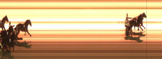 Målfoto for løp 2 på bane JA den 30.01.2014