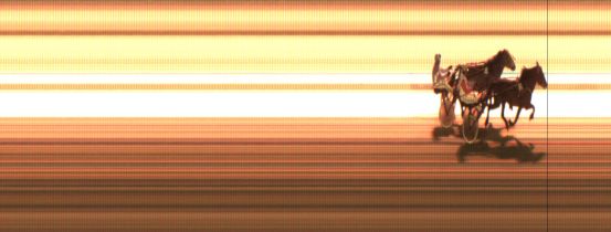 Målfoto for løp 6 på bane JA den 30.01.2014