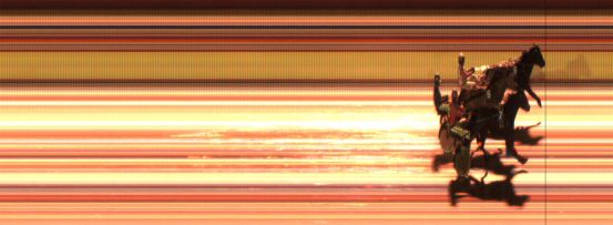 Målfoto for løp 2 på bane JA den 07.02.2014