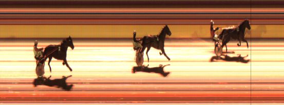 Målfoto for løp 6 på bane JA den 07.02.2014