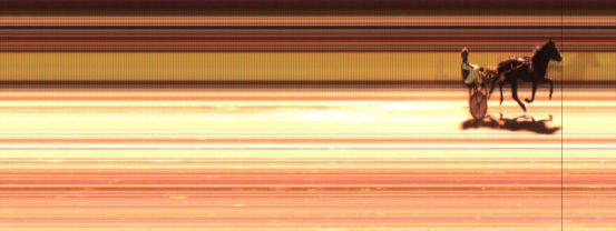 Målfoto for løp 8 på bane JA den 07.02.2014