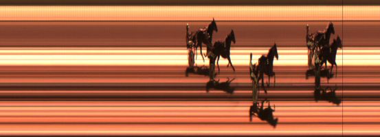 Målfoto for løp 6 på bane JA den 21.02.2014