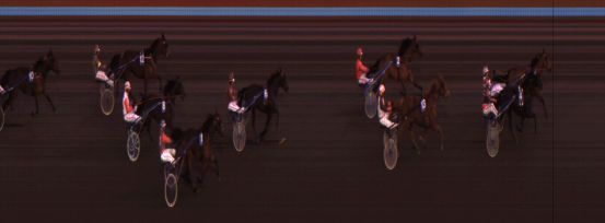 Målfoto for løp 2 på bane JA den 28.03.2014