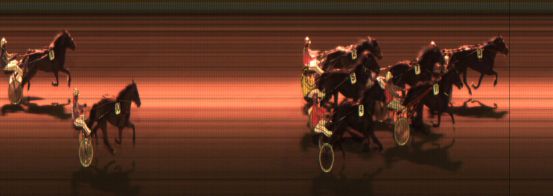 Målfoto for løp 5 på bane JA den 28.03.2014