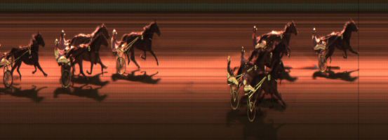 Målfoto for løp 6 på bane JA den 28.03.2014