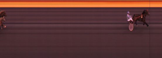 Målfoto for løp 7 på bane JA den 11.04.2014