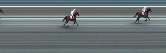 Målfoto for løp 2 på bane JA den 10.05.2014