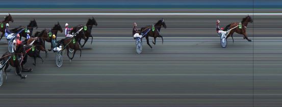 Målfoto for løp 9 på bane JA den 10.05.2014