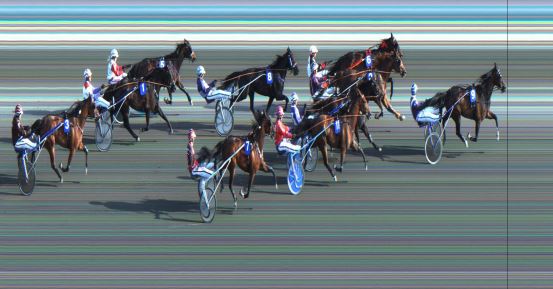 Målfoto for løp 2 på bane JA den 16.05.2014