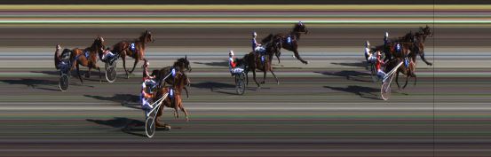 Målfoto for løp 2 på bane JA den 11.06.2014