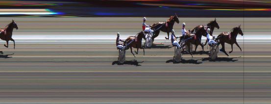 Målfoto for løp 3 på bane JA den 24.06.2014