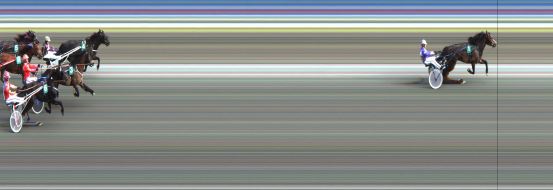 Målfoto for løp 4 på bane JA den 04.07.2014