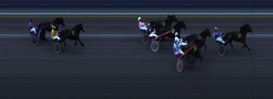 Målfoto for løp 9 på bane JA den 04.07.2014