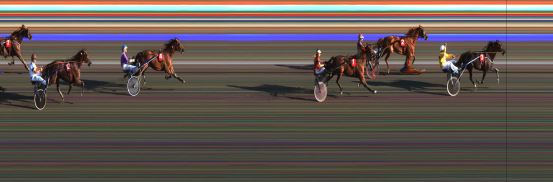 Målfoto for løp 3 på bane JA den 09.07.2014