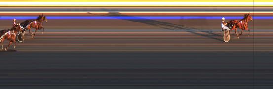 Målfoto for løp 8 på bane JA den 09.07.2014