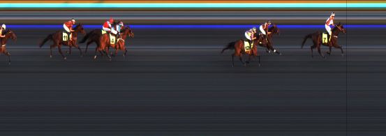 Målfoto for løp 9 på bane JA den 09.07.2014