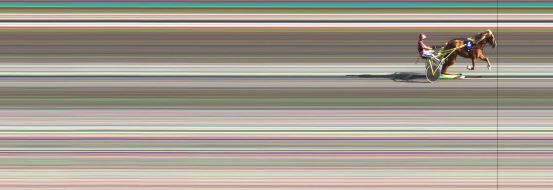 Målfoto for løp 2 på bane JA den 10.07.2014