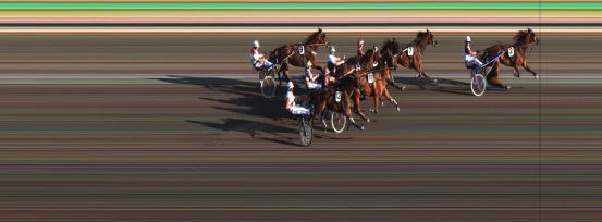 Målfoto for løp 5 på bane JA den 10.07.2014