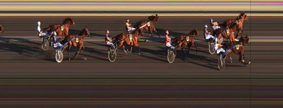 Målfoto for løp 7 på bane JA den 10.07.2014