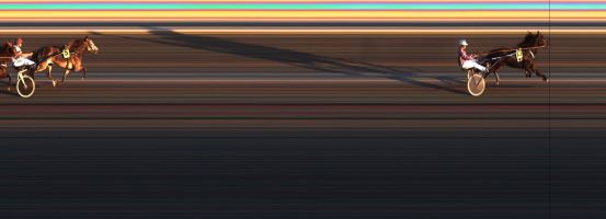 Målfoto for løp 9 på bane JA den 10.07.2014