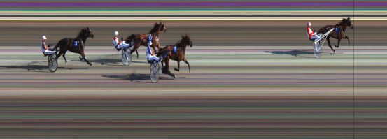 Målfoto for løp 2 på bane JA den 11.07.2014