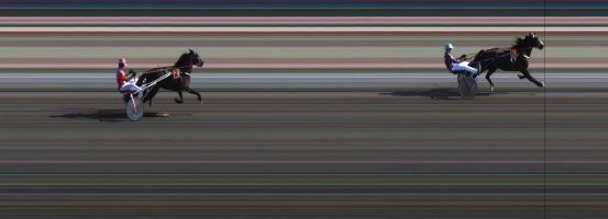 Målfoto for løp 11 på bane JA den 12.07.2014