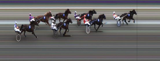 Målfoto for løp 2 på bane JA den 13.07.2014