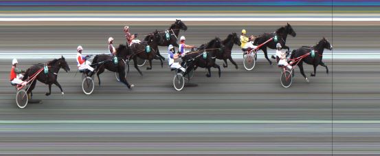 Målfoto for løp 4 på bane JA den 13.07.2014