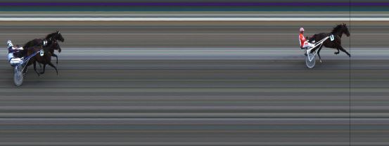 Målfoto for løp 5 på bane JA den 13.07.2014