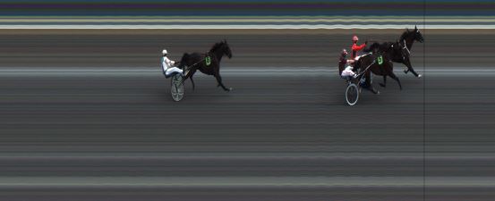 Målfoto for løp 9 på bane JA den 13.07.2014