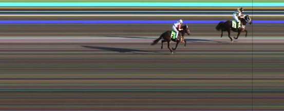 Målfoto for løp 3 på bane JA den 08.08.2014