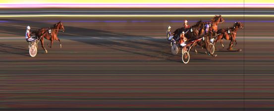 Målfoto for løp 6 på bane JA den 08.08.2014