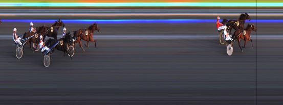 Målfoto for løp 7 på bane JA den 08.08.2014