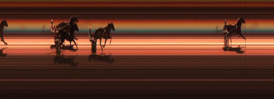 Målfoto for løp 6 på bane JA den 22.08.2014