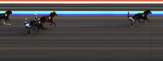 Målfoto for løp 1 på bane JA den 19.09.2014